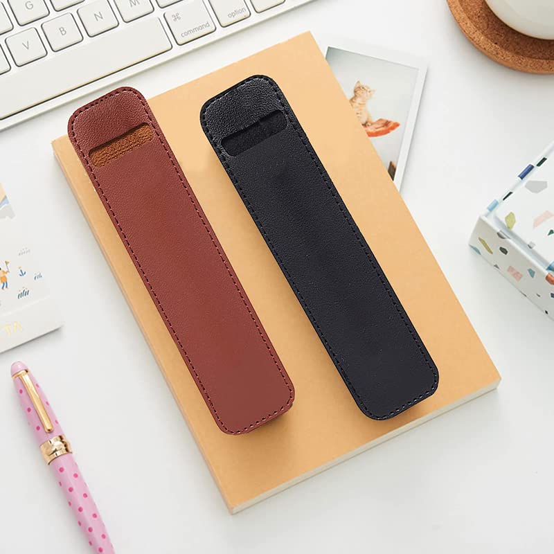 Amazon | ペンケース レザー 牛革 ペンホルダー 4色セット 万年筆入れ